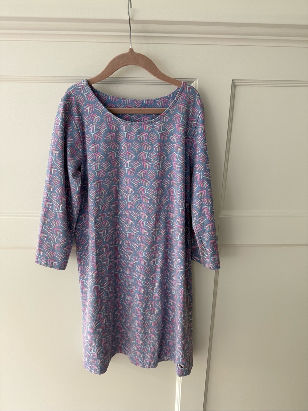 Vineyard Vines Girls 3/4 sleeve printed dress size 10-12